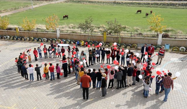 Muş'ta kadın komutanlar, köylerdeki okullarda düzenledikleri etkinliklerle çocukları eğlendirdi