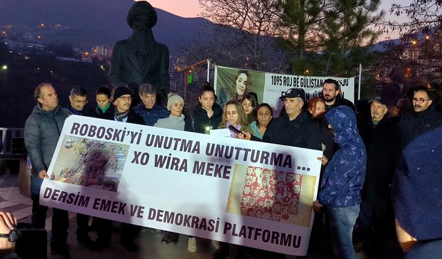 Dersim’de Roboski için anma yapıldı