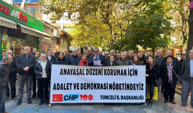 CHP Tunceli İl Örgütü, Can Atalay’ı unutturmuyor