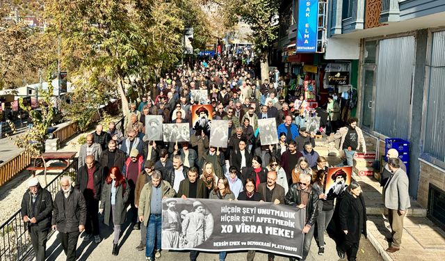 Seyit Rıza ve yol arkadaşları anıldı