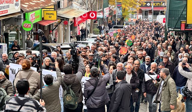 Dersim’de kayyuma tepki yürüyüşü