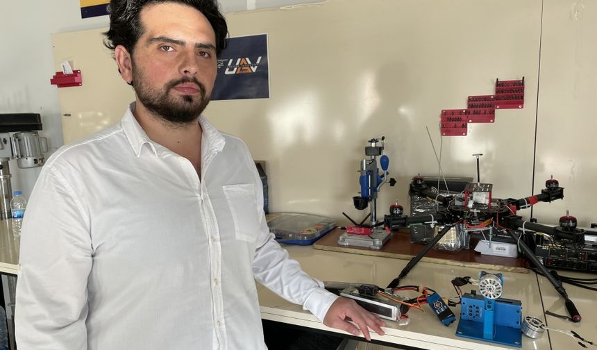 Dron motoru yapan üniversite öğrencileri seri üretime geçmeyi hedefliyor