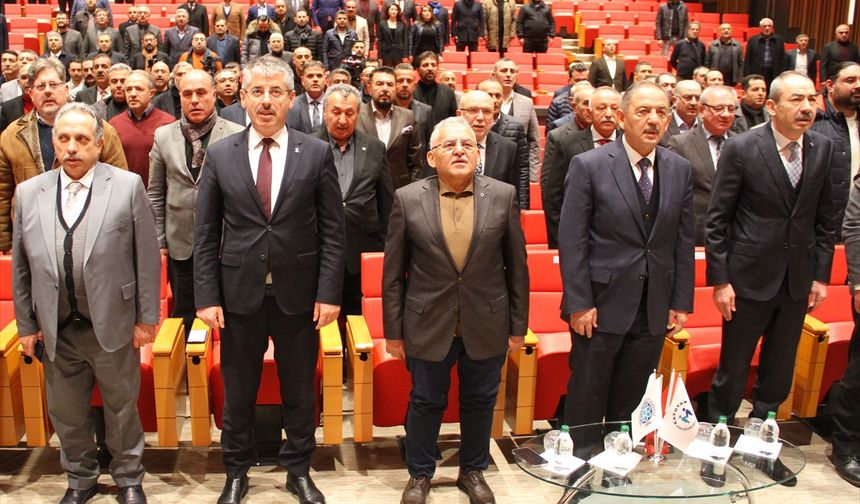 KAYSERİ - AK Parti'li Özhaseki, Kayseri Ticaret Odası Meclis Toplantısı'nda konuştu