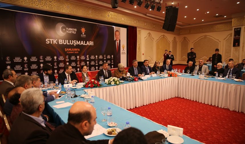 ŞANLIURFA - AK Parti Genel Başkan Yardımcısı Belgin Uygur Şanlıurfa'da konuştu