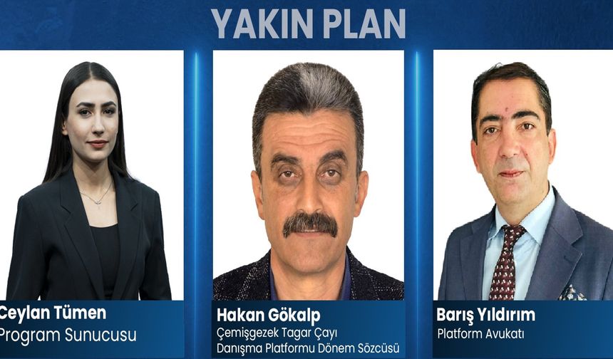 Yıldırım ve Gökalp, Çemişgezek’teki çevre katliamını anlattı